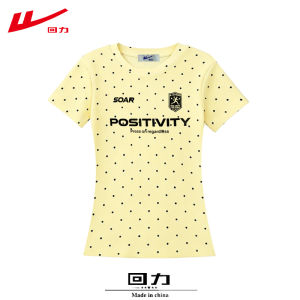 Warrior | Polka Dot Cotton Fit Sport T-Shirt Women Spring Summer Autumn