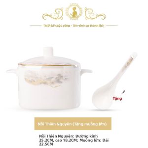 YICHEN | Bộ Dụng Cụ Ăn Bằng Gốm Sứ Chất Lượng Cao