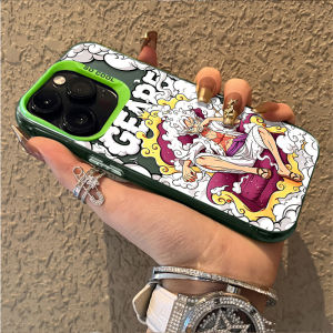 Bandai | Ốp Điện Thoại iPhone One Piece GEAR 5 Luffy Throne Thời Trang Chống Xước Chống Bụi Bề Mặt Mờ Cho Pro Max 12 13 11 14 16 17 SE 2020