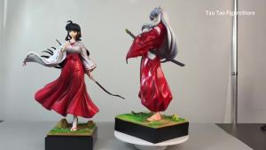 Bandai | 32cm 12.5 inch Anime Inuyasha Kikyo Action Figures Pvc Statue Desktop Ornamen Collection Statue Model Decoration Room Toys Gifts