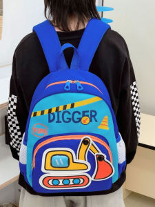 MUXIAOHUAN | Children Cartoon Excavator Car Cute Backpack