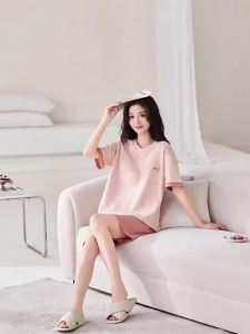 Baisina | Summer Chest Padded Light Simple Wearable Womens Sleepwear Set