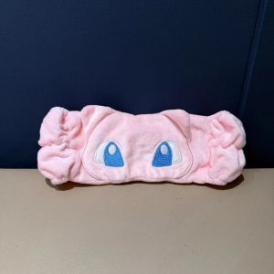 AOGER | Lovely Anime Plush Makeup Headband Gengar Jigglypuff Pawmi Mew Eevee Soft Elastic Hair Band for Skincare Home Use Fans Gift