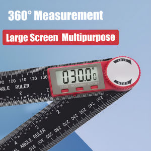 High-Precision Electronic Digital Angle Measurement Instrument with 360-Degree Protractor Dual-Functional Square Multifunctional Angle Gauge Calipers
