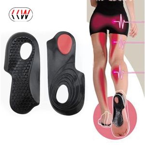 CCW 1Pair Arch Support Insole Gel Heel Insole O/X Leg Correction Insole High Heel Orthopedic Insoles Feet Care Inserts Half Shoe Pad