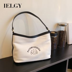 IELGY กระเป๋าผ้าใบการออกแบบเฉพาะกระเป๋าเอกสารกระเป๋าสะพายไหล่