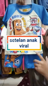 Setelan anak 2-9 tahun pakaian terbaru tungtung sahur