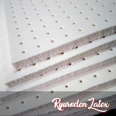 kasur latex 120 x 200 x 2.5 cm topper