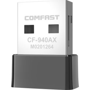 Comfast | COMFAST 300-900M WiFi 6 BT 5.3 USB Adapter Dual Band 2.4/5G RTL8851BU Wireless Free Drive Network Card For Laptop PC Win 10/11