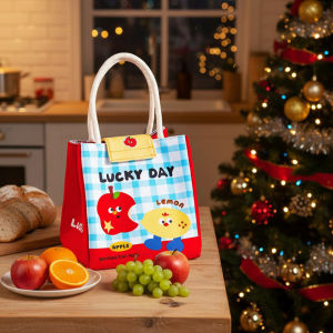 Insulated Foil Lunch Bag Multifunctional Large Capacity
