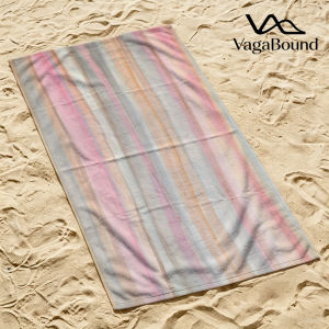 BILIBILI | Blush Stripes Beach Towel Sand Free Quick Dry Absorbent Thin Compact Towels for Swimming Pool Camping Beach Accessories