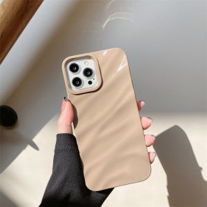 Luxury 3D Wave Texture Plating Phone Case For iPhone 15 14 Plus 13 12 11 Pro Max X XR XS Max SE 2022 7 8 Plus Shockproof Cover