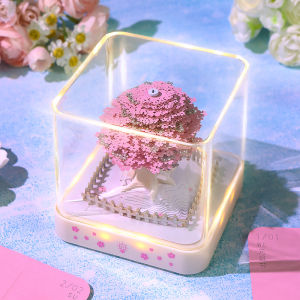 Original Design Sakura Tree 3D Panorama Paper Sculpture Calendar 2026 ป้ายบอกทาง 3 มิติ ต้นไม้ดอกซากุระ ของตกแต่งโต๊ะทำงาน ของขวัญ