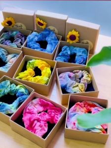 Thanksgiving Childrens Hand-Dyeing Hairband DIY Material Kit for Nursery All Ages Creative Crafts Teachers Gift