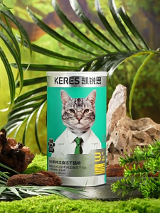 凯锐思|KERES Complete and Balanced Freeze-Dried Main Diet Cat Food Raw Meaty Bones and Fresh Meat Stage-Specific Nutritional Cat Food for Kittens and Adult Cats