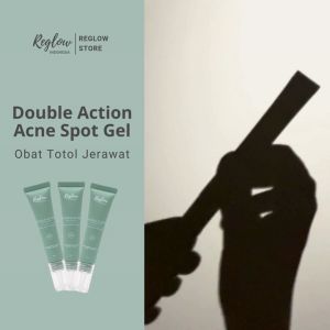REGLOW Double Action Acne Spot Gel - 15ml Mengatasi Jerawat dan Kemerahan