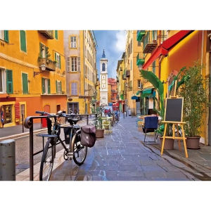 Colorful Street Puzzle 500/1000/1200/2000PCS Urban Art Cityscape Jigsaw Mid-Century Modern Decor Travel Enthusiasts Gift