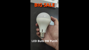 Promo Min 4 Pcs Lampu Bohlam LED 3/5/7/9 Watt E27 Putih Untuk Ruangan/Kamar Rumah Indoor Merek AIAI