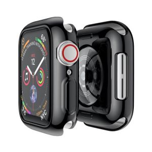 Cover for Apple Watch Case 44mm/40mm 42mm/38mm Accessories soft All-around TPU bumper Screen Protector iWatch Series SE 3 4 5 6