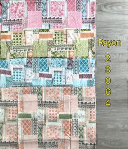 Kain Rayon Viscose Premium Motif Etnik 23064 per 0.5Meter Kain Rayon Viscose Premium