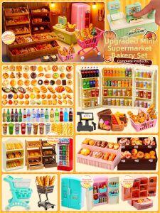Diy Assemble Over Playing Miniature Toy Market