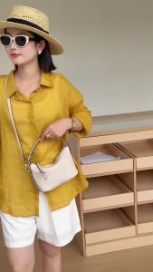 SHUCAI | Womens Genuine Leather Shoulder Crossbody Fashion Bag Luxury Designer Brand Ladies Soft Cowhide Small Handbag High Quality New