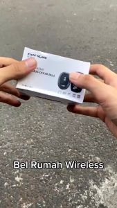 RAJA TaffHOME 36 Bunyi Bel Pintu Rumah Tanpa Kabel Wireless nyaring 10M Door Bell Waterproof EU Plug