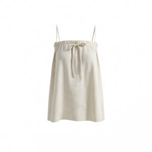 Resort Style Breathable Hemp Drawstring Casual Pants Set