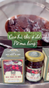 Cao hà thủ ô đỏ Pờ Ma Lung nấu thủ công gia truyền từ củ hà thủ ô đỏ nguyên chất kết hợp nhiều dược liệu quý