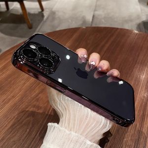 Apple 17Pro Max New Model Dustproof Electroplated Protective Case with Lens Film Transparent Simple Design High End Feel for Men And Women