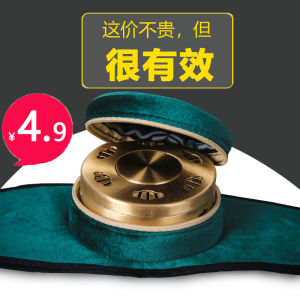 Portable No Smoke Moxibustion Box Home Use Moxa Stick Holder Copper Heat Conductor Health Care Massage Equipment round Shape