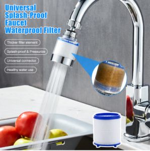 Vova vòi lọc nước cho bồn rửa nhà bếp 360 ° rotataion Hệ thống lọc nước cho vòi Máy lọc nước giảm clo rỉ sét nước thiết bị thông gió