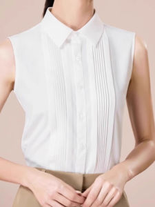 chaqi | White Knitted Strap Vest Womens Summer New Design Sensual Inner Wear Base Shirt Top Layering Fashion Commute Style Loose Fit