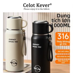 High Capacity Aesthetic Stainless Steel Insulated Cup With Straw