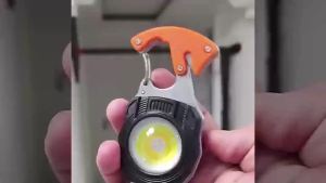 Mini COB Work Lights LED Flashlight Keychain Outdoor Camping C-24