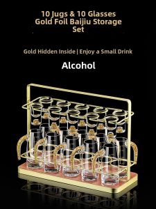CRISTALGLASS | Elegant Crystal Glass Goblet Small Shot Glass with Stand