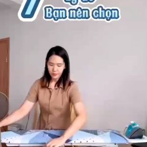 [HCM] Bàn Để Ủi Quần Áo AQUA Kiểu Thái Loại Lớn KT: 30x106cm Điều Chỉnh Chiều Cao