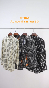 [011] Áo Sơ Mi Họa Tiết Độc Lạ Cho Bé Trai Tay Dài – Họa Tiết Cực Chất Style Năng Động