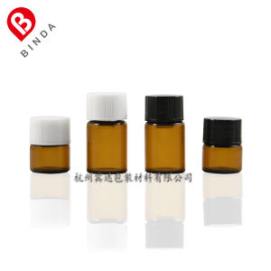 1ml 2ml Brown Tube Bottle Sample Sample Sample Sack Essential Oil Packaging Glass Light-Proof Travel Portable Fire Extinguisher Bottles Y