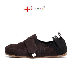 THEMULE | Ugly Chic Loafers Suede Round Toe Wide Fit