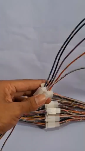 Motorcycle 5-Pin Socket Connector | Universal Wiring Plug | Durable Electrical Terminal