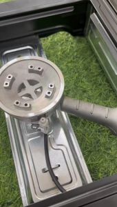 KND Camping Stove Outdoor Gas Stove Burner For Camping Steamboat BBQ Mini Gas Stove Butane Gas Outdoor/Indoor Gas Stove