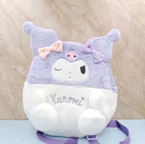 Tas Ransel Bulu Anak Sanrio Backpack Dewasa Sekolah Back to School Cinnamoroll Kuromi My Melody Pompompurin