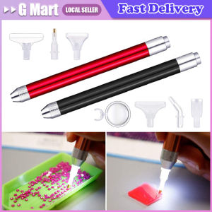 Lighting Scroll Wheel Point Drill Pen Roller Scroll 5D Diamond Painting LED Tool DIY Embroidery Accessories Adhesive Tape Kits