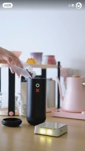 TIMEMORE x Nuttii Coffee Scale Rechargeable Coffee Scale with Timer 1.5kg/0.1g for Espresso and Pourover