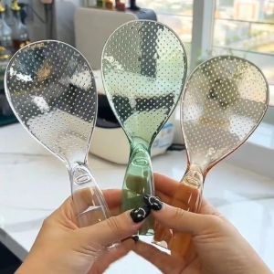 Không dính MUỖNG CƠM Scoop gạo Nhật mái chèo hiện đại có thể đứng dễ dàng để sử dụng trong suốt Xẻng muỗng cơm