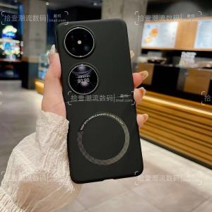 Detachable Bear Stand Huawei Pocket2 Phone Case Magnetic Ring P50 Pocket Foldable Screen Cartoon Protective Cover with Wrist Strap Cute Anti-Fall