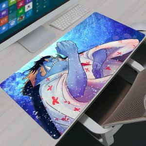 Bandai | One Piece Jinbe Gaming Mouse Pad Cool Gamer Home Computer HD Mousepad XXL Keyboard Pad Carpet Non-Slip Office Mouse Mats