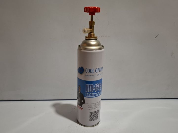 134a Freon Refrigerant in can  1kg  R134a  With or Without Valve Adaptor or Valve Adaptor Only