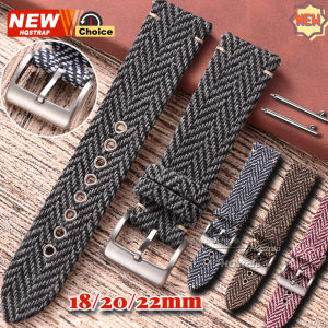 New Solid buckle Colorful Canvas Nylon Band 18mm 22mm 20mm for Seiko Bracelet for Rolex WatchStrap for Omega Women Men wristband